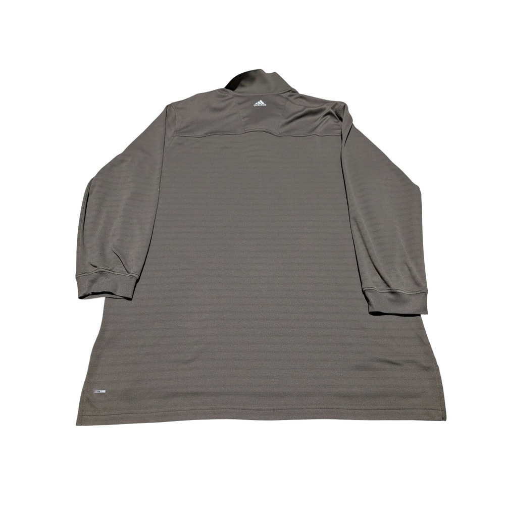 Adidas Green Bay Packers Long Sleeve Golf Polo Shirt Mens XL Brown Climalite - Picture 8 of 8